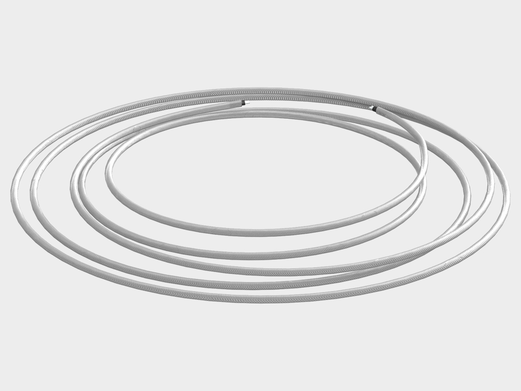 Pastki yo'naltiruvchi uchun isitish kabeli.